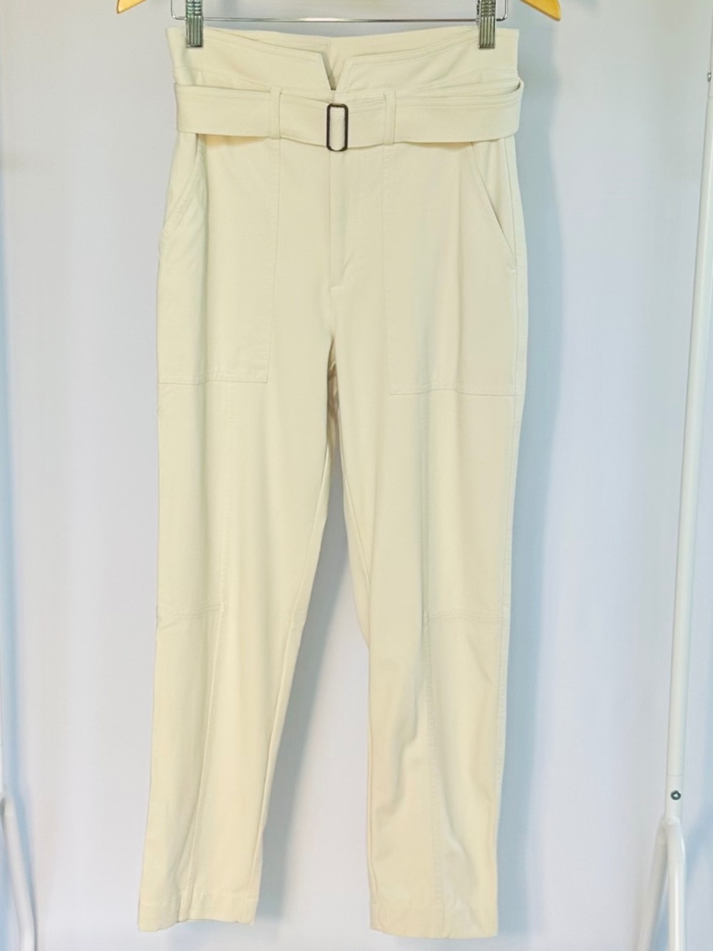 Banana Republic Refined Utility Pant Off White 8